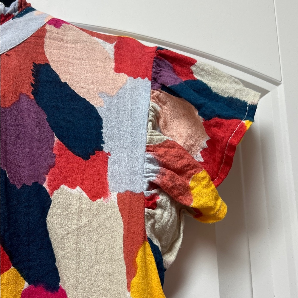 THML Multicolor Abstract Blouse - Picture 2 of 4